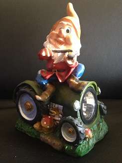 RASTA !!! NEW SOLAR POWER GARDEN DWARF